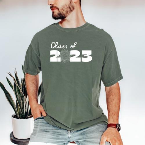 Class Of 2023 Seniors 23 Senior Graduation Idea Flower Men's Comfort Colors T-Shirt - Best Gift Smart