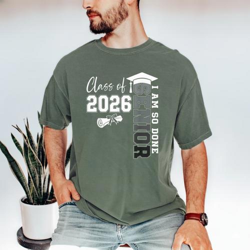 Class Of 2026 Senior 2026 Graduation Decoration Men Senior Men's Comfort Colors T-Shirt - Best Gift Smart
