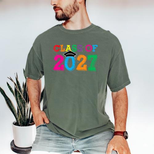 Class Of 2027 Shirt For Boys And Girls Fun 2027 Graduation Men's Comfort Colors T-Shirt - Best Gift Smart