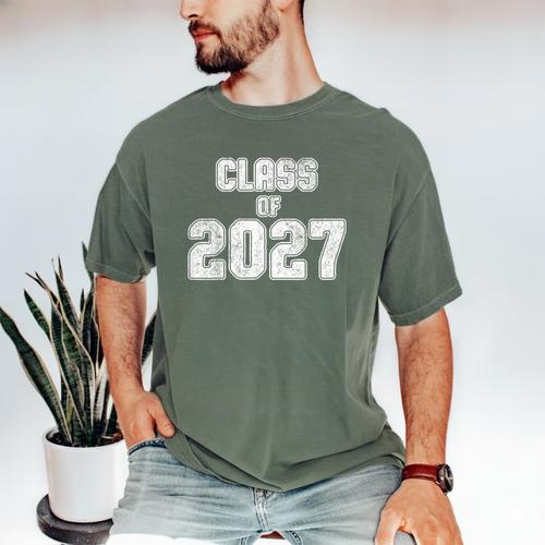 Class Of 2027 Shirt Senior Graduation 2027 Men's Comfort Colors T-Shirt - Best Gift Smart
