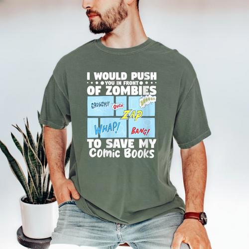 Comics Collecting Book Collector Guide Comics Lover Men's Comfort Colors T-Shirt - Bookorys