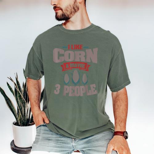 Corn Enthusiast Introvert Maize Farmer Planter Grower Men's Comfort Colors T-Shirt - Raresse