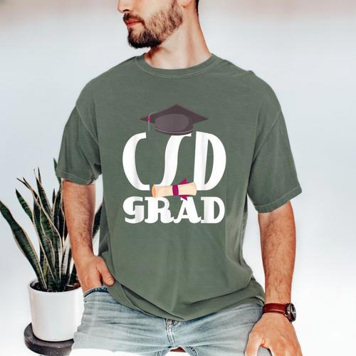 CSD Masters Graduation Men Women Son Daughter Men's Comfort Colors T-Shirt - Best Gift Smart