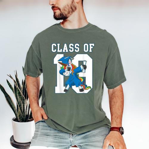 Dabbing Graduation Class Of 2019 Unicorn Shirt Men's Comfort Colors T-Shirt - Best Gift Smart
