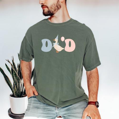Dad Daddy Of The Birthday Silly Goose Family Men's Comfort Colors T-Shirt - Father's Day Fun