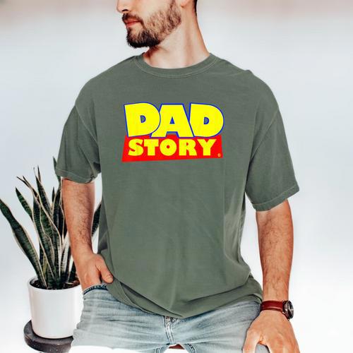 Dad Story Men's Comfort Colors T-Shirt - Father's Day Fun