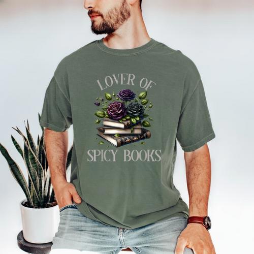Dark Romance Book Lover Spicy Books Bookish Merch Morally Men's Comfort Colors T-Shirt - Bookorys