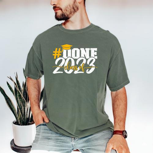 Done Class Of 2023 Graduation For Her Him Grad Seniors 2023 Men's Comfort Colors T-Shirt - Best Gift Smart