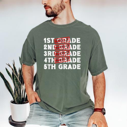 Goodbye 4th Grade Graduation Last Day School Hello 5th Grade Men's Comfort Colors T-Shirt - Best Gift Smart