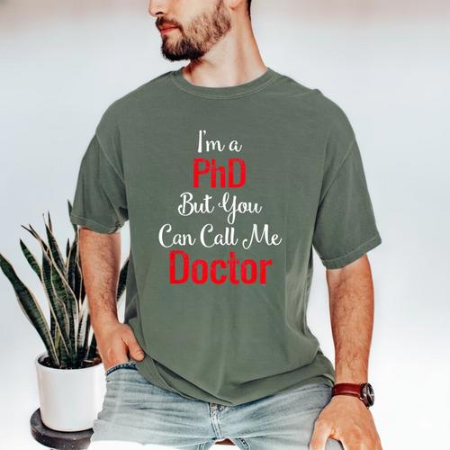 Graduation Gifts For Doctor Him Or Her Tee Shirt Men's Comfort Colors T-Shirt - Best Gift Smart