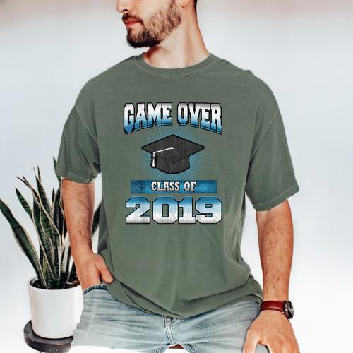 Graduation Shirt Class Of 2019 High School College Men's Comfort Colors T-Shirt - Best Gift Smart