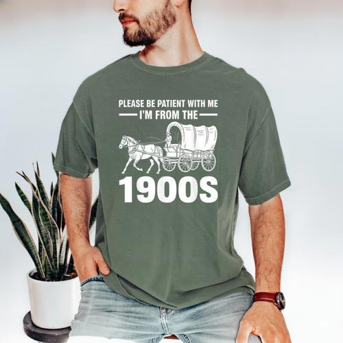 I'm From The 1900s Tee Over The Hill Men's Comfort Colors T-Shirt - Figerry