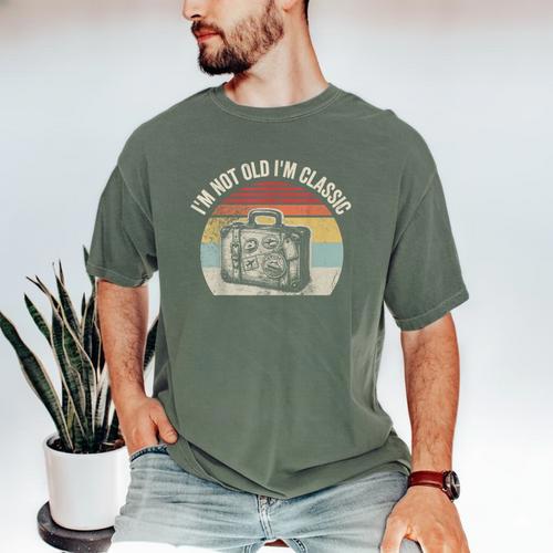 I'm Not Old I'm Classic Travel Nostalgia Men's Comfort Colors T-Shirt - Figerry