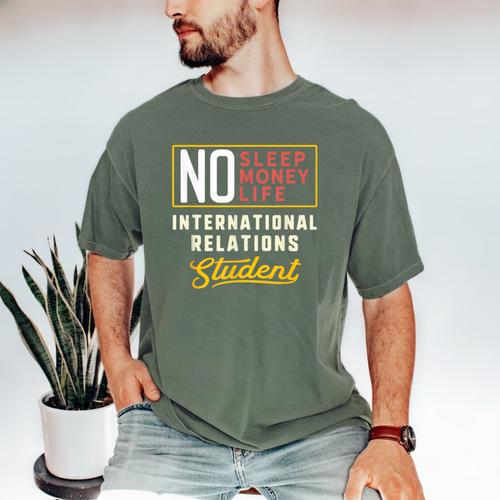 International Relations Major Student Shirt Graduation Men's Comfort Colors T-Shirt - Best Gift Smart