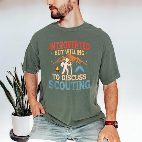 Introvert's Scouting Passion Men's Comfort Colors T-Shirt - Raresse
