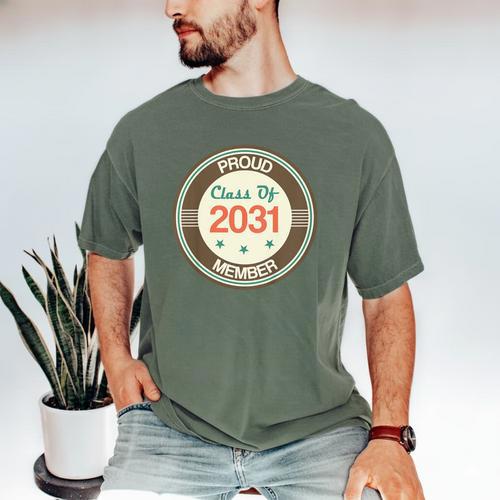 Kids Class Of 2031 Shirt Back To School Future Graduation Men's Comfort Colors T-Shirt - Best Gift Smart