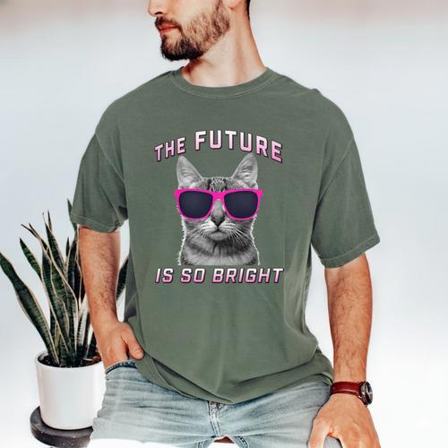 Kids Cool Future Is Bright Kids Graduation Or Birthday Men's Comfort Colors T-Shirt - Best Gift Smart