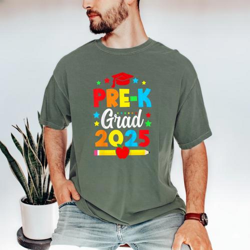 Kids Pre-K Grad 2025 Preschool Graduation 2025 Men's Comfort Colors T-Shirt - Best Gift Smart