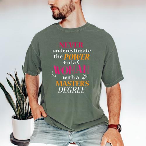 Masters Degree Graduation MPH Social Work Men's Comfort Colors T-Shirt - Best Gift Smart