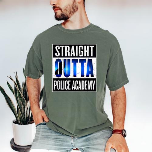 Police Academy Shirt Police Officer Graduation Men's Comfort Colors T-Shirt - Best Gift Smart