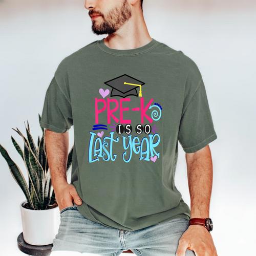 Pre-K Is So First Year Shirt Kids School Graduation Cute Men's Comfort Colors T-Shirt - Best Gift Smart