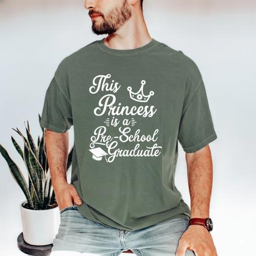 Pre-School Graduation For Girls Men's Comfort Colors T-Shirt - Best Gift Smart