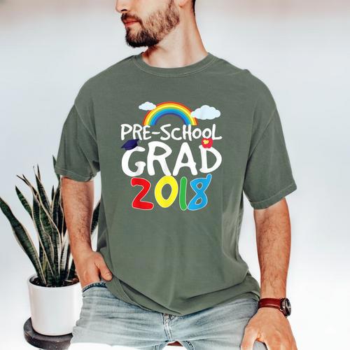 Preschool Graduation 2018 Last Day School Pre K Men's Comfort Colors T-Shirt - Best Gift Smart