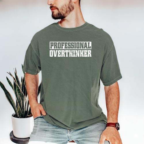 Professional Overthinker Introvert Men's Comfort Colors T-Shirt - Raresse