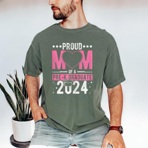 PROUD MUM OF A Pre-K GRAD 2024 Pre-K Graduation 2024 Mom Men's Comfort Colors T-Shirt - Best Gift Smart