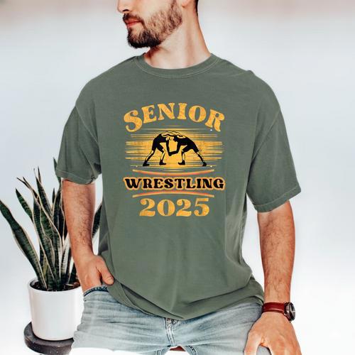 Proud Wrestler Graduation Apparel For Supporters And Seniors Men's Comfort Colors T-Shirt - Best Gift Smart