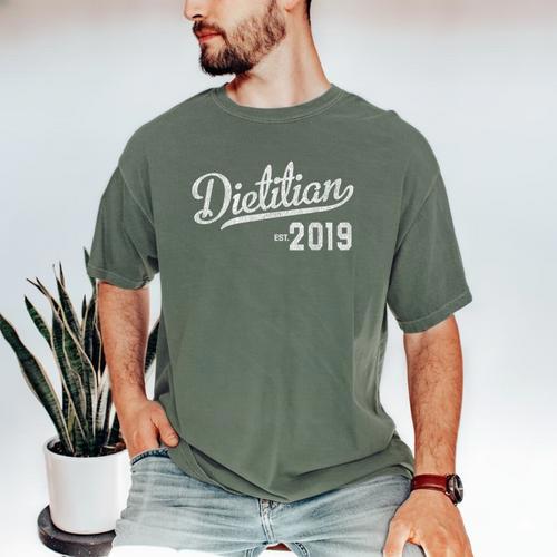 Registered Dietitian Graduation 2019 Men's Comfort Colors T-Shirt - Best Gift Smart
