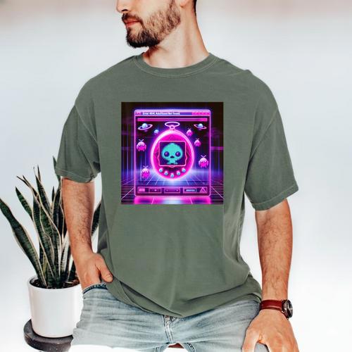 Retro Nostalgia Vaporwave- Error 404 Men's Comfort Colors T-Shirt - Figerry
