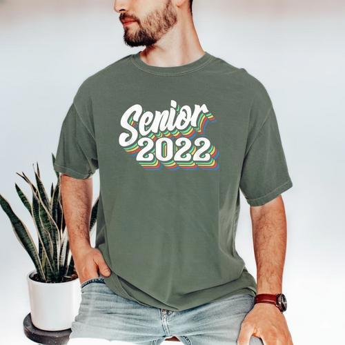 Retro Senior Class Of 2022 Men Women Graduation 90's Grad Men's Comfort Colors T-Shirt - Best Gift Smart