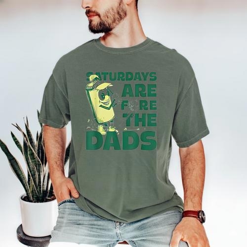 Saturdays Are Fore The Dads Golf Men's Comfort Colors T-Shirt - Father's Day Fun