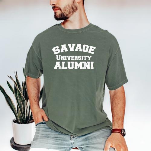 Savage University Shirt School Graduation Shirts Men's Comfort Colors T-Shirt - Best Gift Smart
