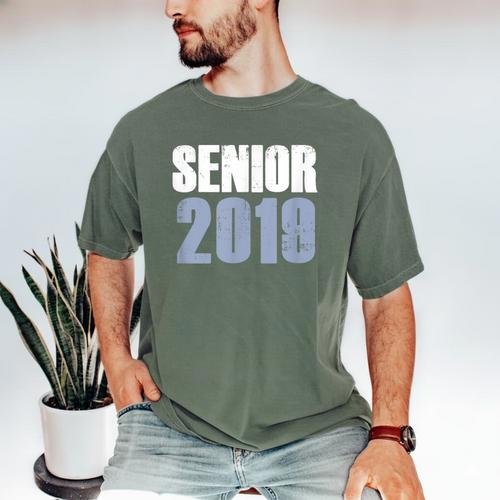 Senior 2019 Shirt Graduation Class Back To School Tee Men's Comfort Colors T-Shirt - Best Gift Smart