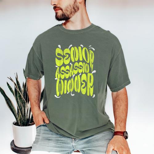 Senior Assassin Winner School Graduation Water Game Men's Comfort Colors T-Shirt - Best Gift Smart