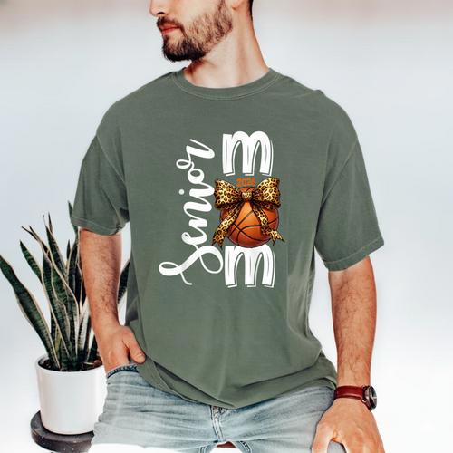 Senior Basketball Mom Class Of 2026 Player Graduation Grad Men's Comfort Colors T-Shirt - Best Gift Smart