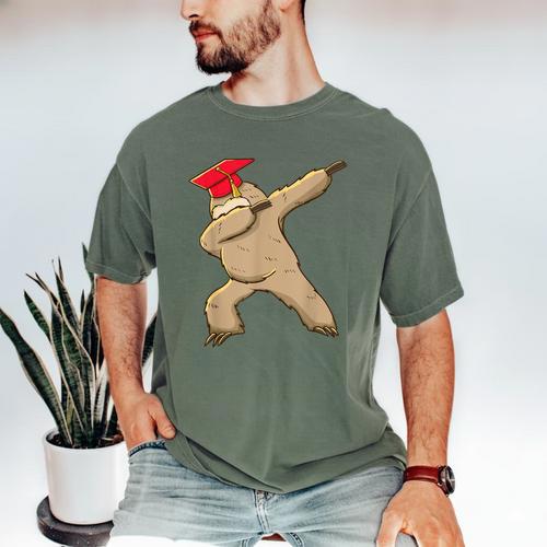 Sloth Dabbing Shirt Graduation Day Shirt See Ya Men's Comfort Colors T-Shirt - Best Gift Smart