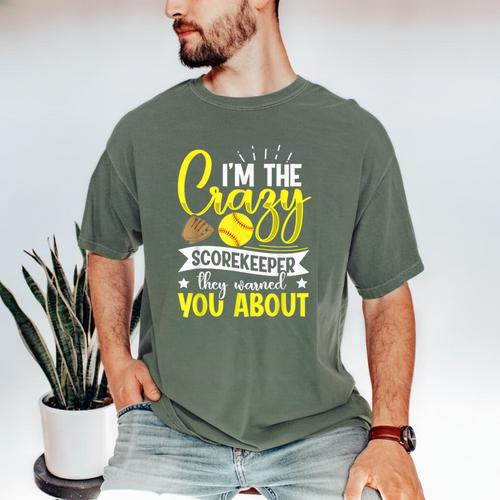 Softball Scorekeeper For a Score Book Keeper Men's Comfort Colors T-Shirt - Bookorys CA