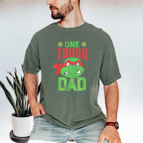 Teenage Mutant Ninja Turtles Father's Day One Tough Dad Men's Comfort Colors T-Shirt - Father's Day Fun