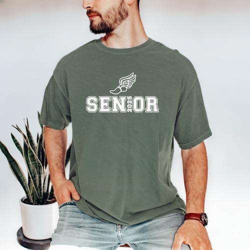 Track & Field Senior 2025 Graduation Year Men's Comfort Colors T-Shirt - Best Gift Smart