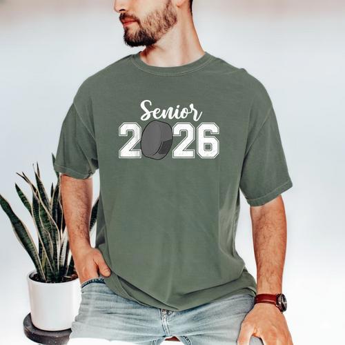 Vintage Class Of 2026 Hockey Senior 2026 Graduation 2026 Men's Comfort Colors T-Shirt - Best Gift Smart