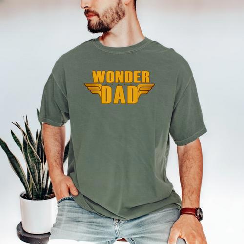 Wonder Dad Shirt Men's Comfort Colors T-Shirt - Father's Day Fun