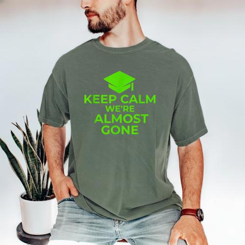2018 Graduation Red Green High School Color Men's Comfort Colors T-Shirt - Best Gift Smart