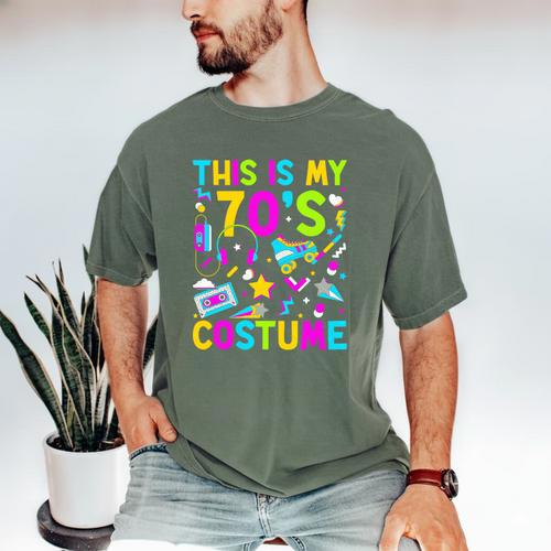 This Is My 70's Costume Nostalgia Mixtape Era 1970s Party Premium Tri-Blend Men's Comfort Colors T-Shirt - Figerry