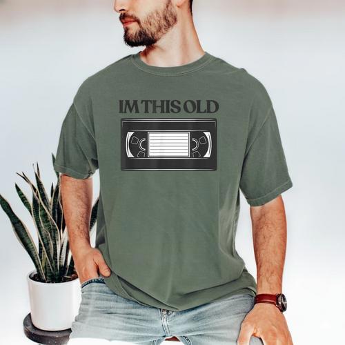 80s VHS Video Cassette Nostalgia Men's Comfort Colors T-Shirt - Figerry