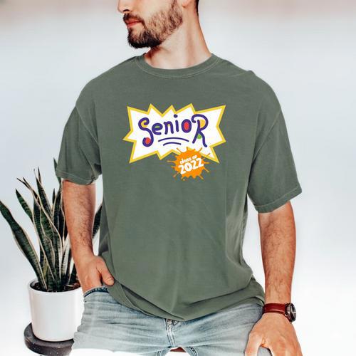 Class Of 2022 Senior Year 90's TV Style Graduation For Grad Men's Comfort Colors T-Shirt - Best Gift Smart