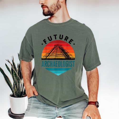 Future Archaeologist Pyramid Archaeology Student Graduation Men's Comfort Colors T-Shirt - Best Gift Smart