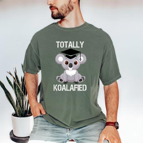 Graduation 2019 Shirts Totally Koalafied Sen19r Shirt Koala Men's Comfort Colors T-Shirt - Best Gift Smart